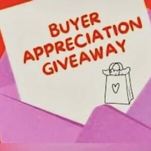 Giveaway for Buyers Only!!